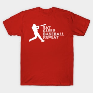 Eat Sleep Baseball Repeat T-Shirt